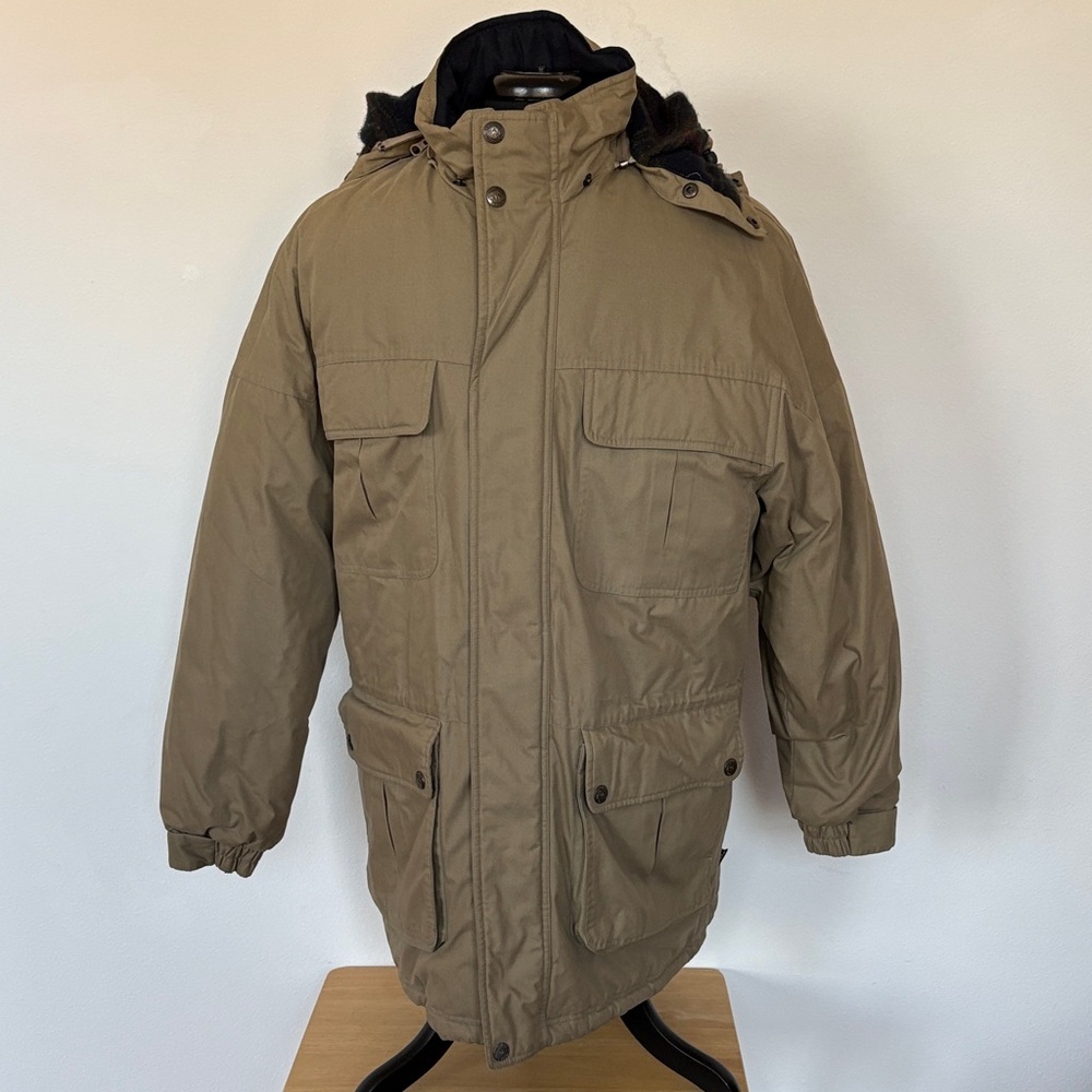 Pacific Trail Men's Tan Parka Jacket Size Medium